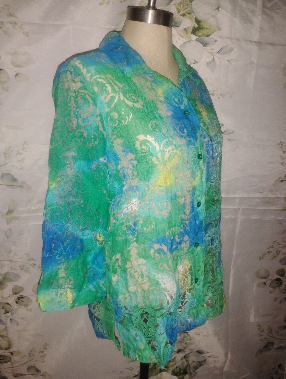 5For$12 Colorful Sheer Button Up
